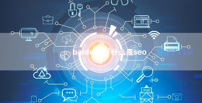 baidu seo 什么是seo